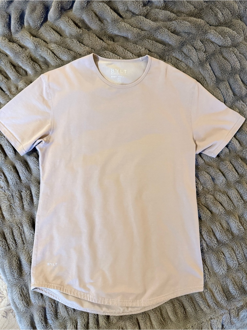 BYLT Premium Basics Drop-Cut Lux Short Sleeve shirt Large